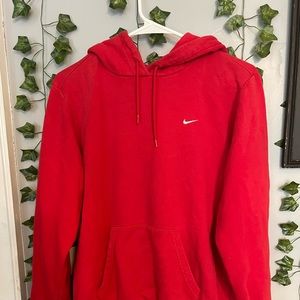Nike red hoodie